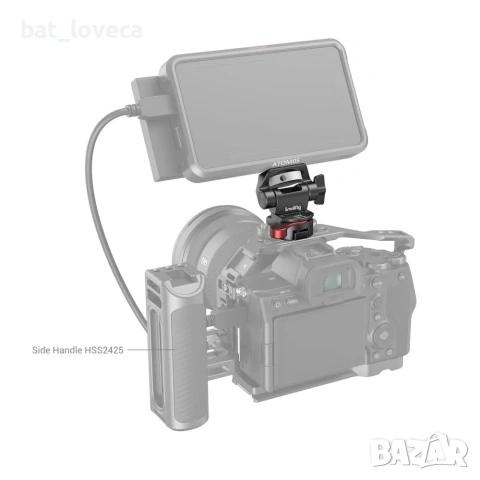 Въртяща се и регулируема по наклон стойка за монитор с НАТО скоба, снимка 4 - Чанти, стативи, аксесоари - 53713214