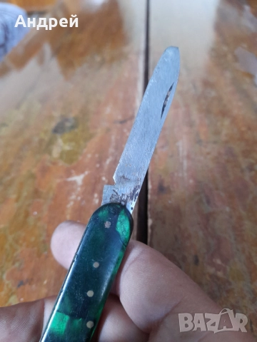 Стар джобен нож,ножче,ножка #138, снимка 5 - Други ценни предмети - 51850429