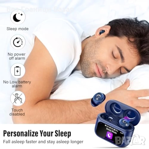 Нови мини Bluetooth слушалки с LED тъчскрийн, дълъг живот на батерия и шумопотискане, снимка 2 - Bluetooth слушалки - 52485943