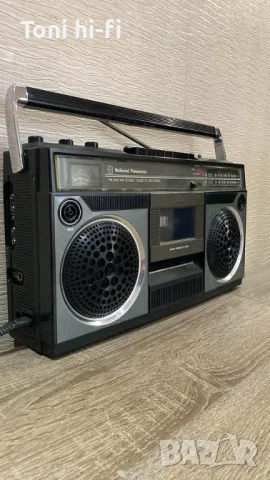 Panasonic RS-462S VINTAGE RETRO CD BOOMBOX Ghetto Blaster радио касетофон Работи перфектно на радио , снимка 2 - Радиокасетофони, транзистори - 47061968