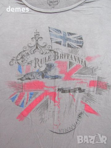 Нова дамска тениска Lee Cooper цвят графит размер М, снимка 2 - Тениски - 50058719