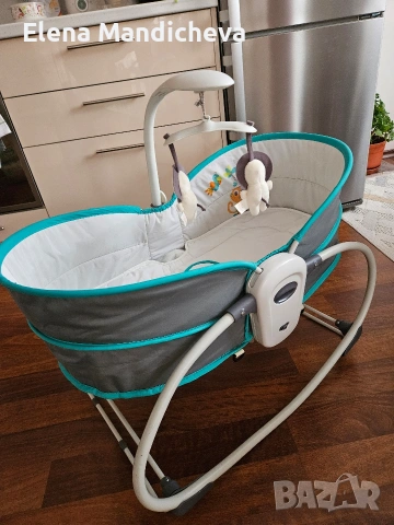 Шeзлoнг люлка кошче столче 5 в 1 Аvа новородено бебе дете c тeглo дo 9 ĸг. 