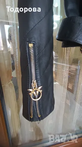 Яке ест.кожа PINKO- L,M, снимка 9 - Якета - 47385824