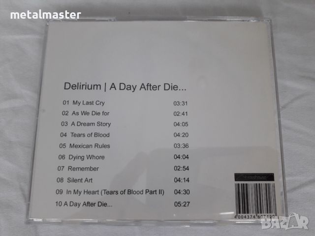 Delirium - A Day After Die... (2005), снимка 5 - CD дискове - 46286729