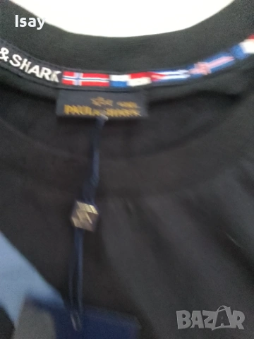 Мъжка тениска Паул Шарк 6ХЛ последен размер в тъмно син цвят , снимка 4 - Тениски - 53838718