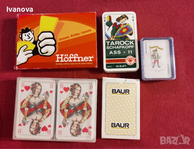 Лот немски карти за белот, покер и др