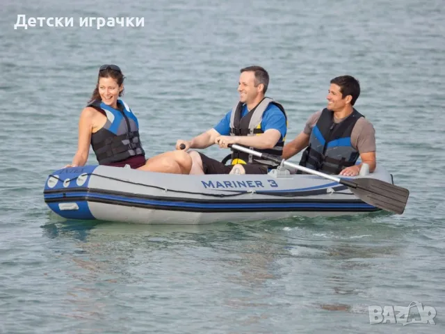 Надуваема лодка комплект INTEX Mariner 3, обновен модел 