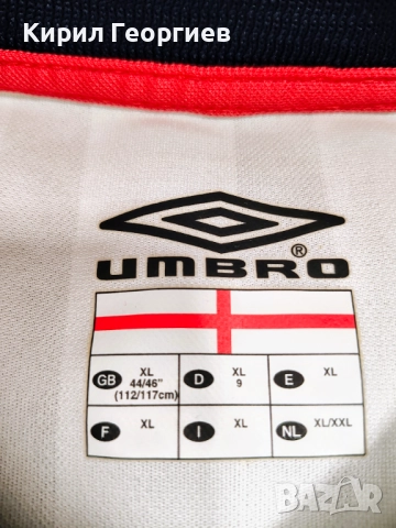 Оригинални тениски Umbro England., снимка 13 - Спортни дрехи, екипи - 52422978