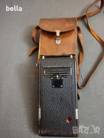 Колекционерски мехов Autographic Kodak Jr. (произведен 1914-1927),и статив, снимка 5 - Антикварни и старинни предмети - 53657340