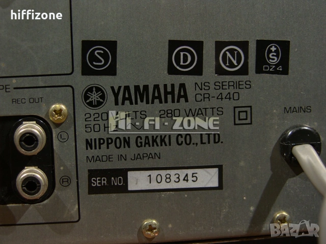 Ресивър  Yamaha cr-440 , снимка 12 - Ресийвъри, усилватели, смесителни пултове - 54061471