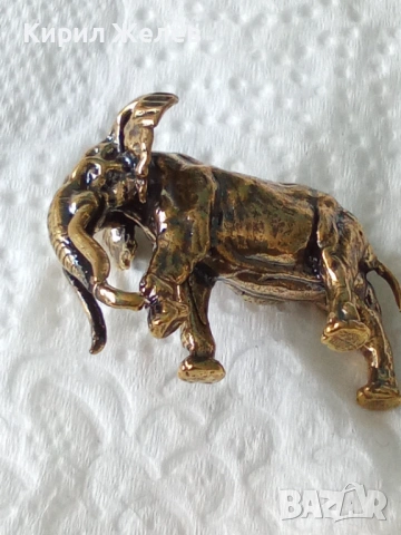 Бронзова фигурка на 🐘 слон 44640, снимка 3 - Колекции - 54173255