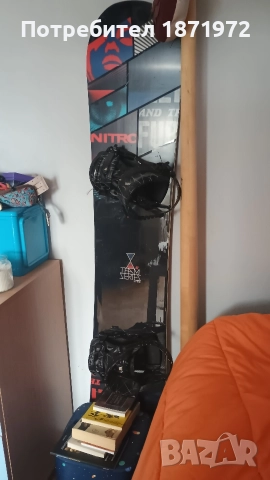 Продвам цяла екипировка за сноуборд Nitro 162см и т.н