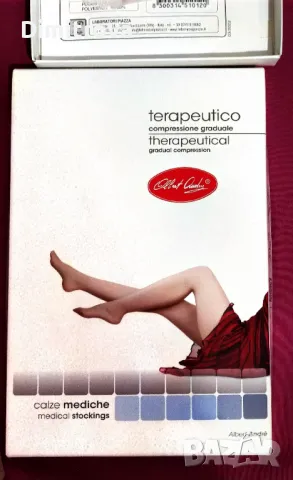 Дълги оригинални италиански 7/8 компресивни чорапи, марка Albert Andrè, 1-ва компресия, размер L, снимка 7 - Други - 47931397
