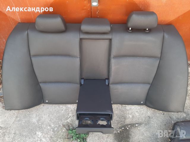 БМВ Е90/BMW E90 задни седалки от кожен рекаро салон, снимка 2 - Части - 46690887