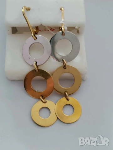 Златни обици 48776, 43529, 51593, 49056, 52270, 48836, снимка 3 - Обеци - 39611723