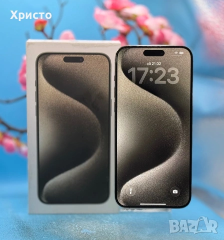 Apple iPhone 15 Pro Max, 256GB, 5G, Natural Titanium  