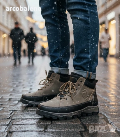 Мъжки ежедневни зимни боти Elias, 3цвята , снимка 7 - Мъжки боти - 52542047