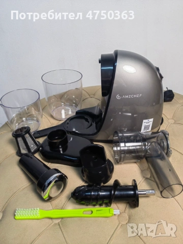 Сокоизтисквачка Amzchef Juicer, снимка 2 - Сокоизстисквачки и цитрус преси - 53654492