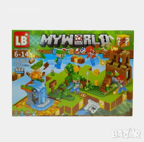 Конструктор Супер Марио My World 355ч , снимка 3 - Конструктори - 48255731