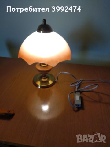 Ретро настолна лампа , снимка 2 - Настолни лампи - 45194833
