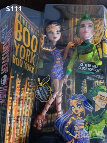 Комплект кукли Monster High Boo York - Cleo de Nile и Deuce Gorgon