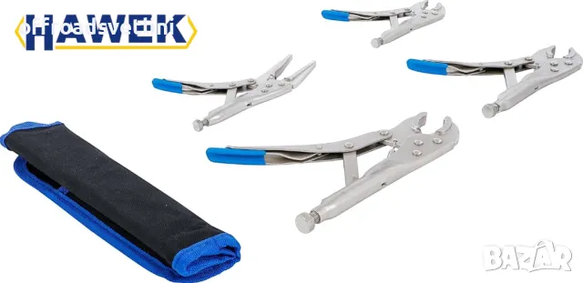 Комплект клещи чираци, 4 части HAWEK , HW-2035, снимка 4 - Клещи - 49915357