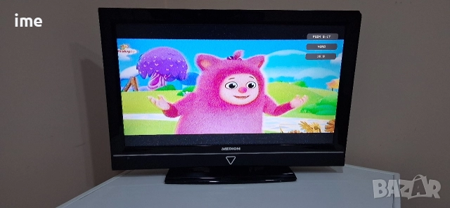 LCD телевизор Medion НОМЕР 80. Model MD32127DE. 21.5 инча - 55см. Работещ. С дистанционно.