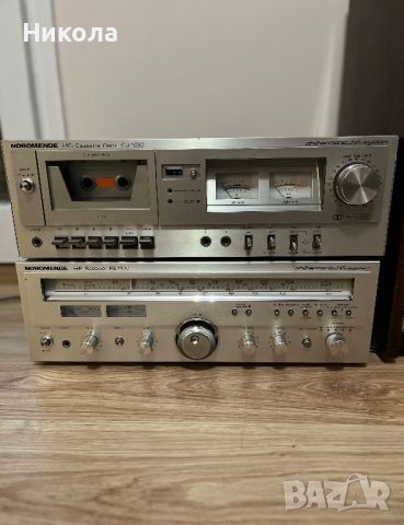 Ресиивър Nordmende RE 1100 и дек CD 1050, снимка 1 - Аудиосистеми - 45529382