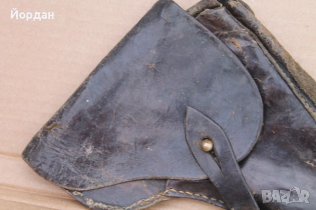 Стар кожен кобур за ''Luger P-08''(люгер), снимка 2 - Антикварни и старинни предмети - 51811337