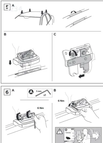Алуминиев багажник напречни греди THULE за Opel Adam 2013-2019г., снимка 8 - Аксесоари и консумативи - 50114942