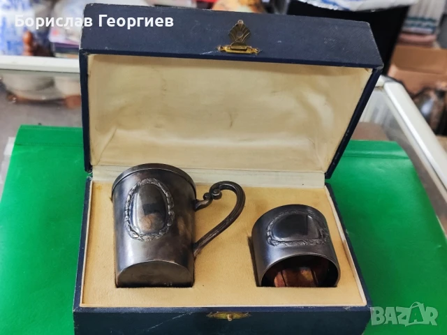 Стар посребрен комплект 