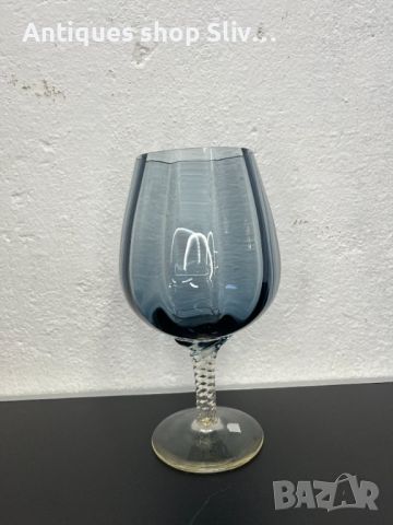 Голяма италианска чаша - Емполи. №5589, снимка 1 - Антикварни и старинни предмети - 46444615
