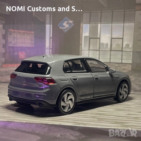 Volkswagen Golf 8 GTI умален модел, снимка 3 - Коли, камиони, мотори, писти - 52516545