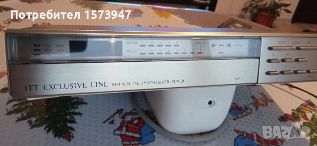 ITT EXCLUSIVE LINE HIFI 9061 PLL SYNTHESIZER TUNER, снимка 5 - Декове - 54018487