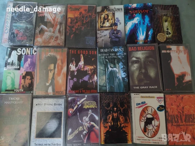 аудиокасети с метъл, инди, уейв, рок, пънк, снимка 2 - Аудио касети - 50593281
