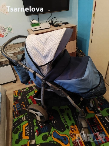 Бебешка количка 3 в 1 Onio Galaxy, снимка 5 - Детски колички - 53985323