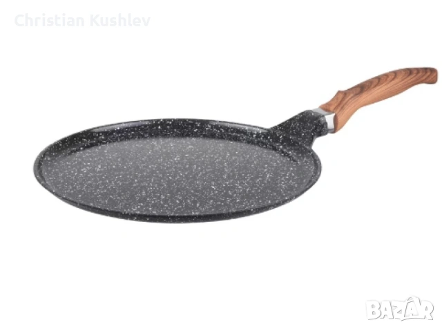 Тиган за палачинки Goldmann GM-1124, 24/28см., Лят алуминий, Керам. покр., Индукция, снимка 3 - Други - 53280324