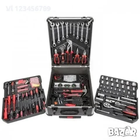 Куфар с инструменти 186 части, снимка 2 - Куфари с инструменти - 50748015