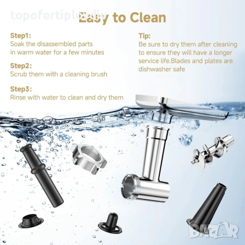 Месомелачка Aobosi 3000W, Гаранция, снимка 7 - Месомелачки - 53717584