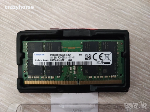 SODIMM DDR4 32GB Samsung 3200 MHz