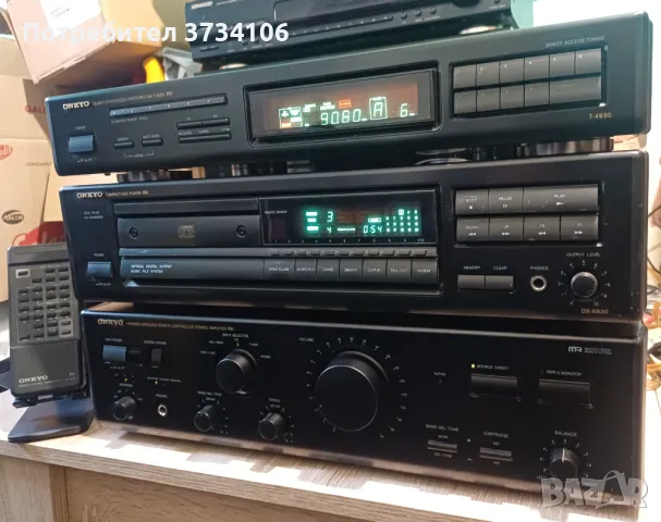 Onkyo A-8830, DX-6830, T-4930, RC-184S, снимка 9 - Аудиосистеми - 49285360