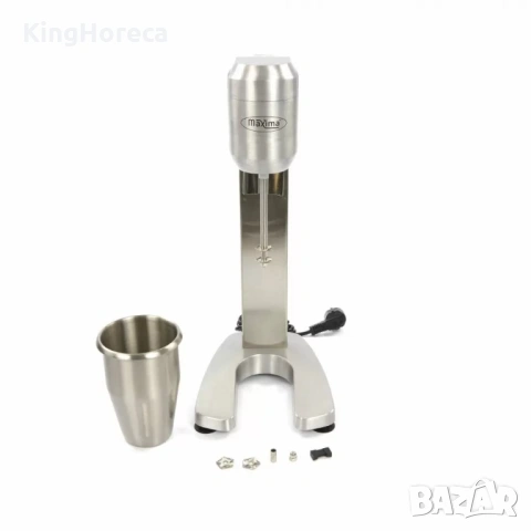 Професионален шейкър за напитки с 2 скорости и чаша от неръждаема стомана 1L