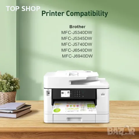 KINGJET LC422XL мастилени касети за Brother LC422XL LC422, 4 касети, снимка 3 - Консумативи за принтери - 49636701