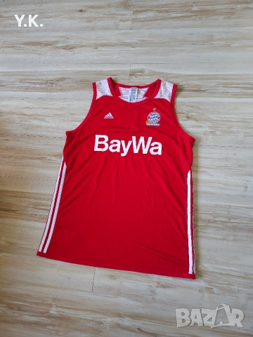 Оригинален мъжки двулицев потник Adidas Basketball x Bayern Munchen, снимка 2 - Спортни дрехи, екипи - 54159044