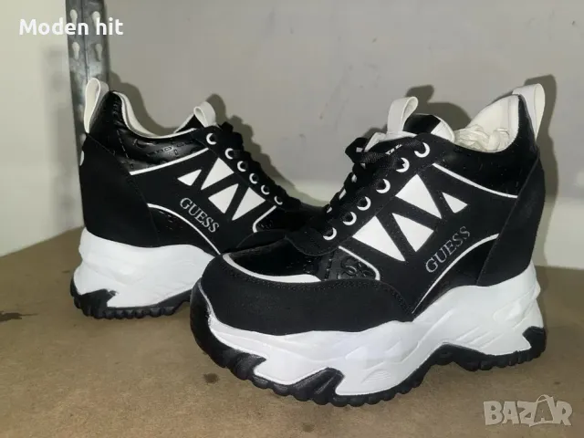 Guess дамски кецове с платформа висок клас реплика, снимка 1