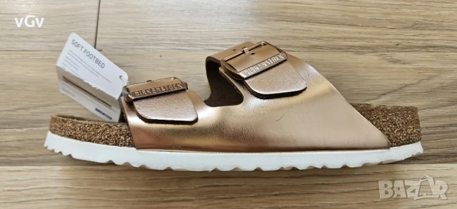 Дамски чехли Birkenstock Arizona - 38, снимка 5 - Чехли - 51391956