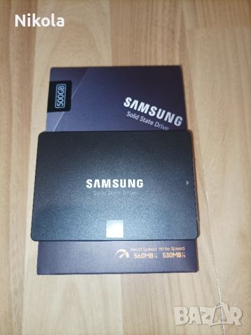 SSD диск Samsung 870 EVO 2.5" 500GB, снимка 1 - Твърди дискове - 45497770