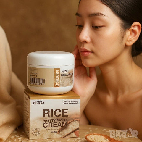 Крем за лице Mixia Rice Pretty Facial Cream - Избави се от акне, петна и пигментации, снимка 3 - Други - 51968895