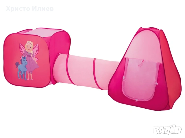 Палатка за игра с тунел 2 цвята, снимка 5 - Други - 53821817