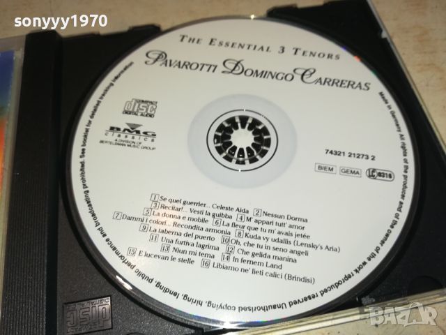 PAVAROTTI DOMINGO CARRERAS CD 2105241217, снимка 4 - CD дискове - 45838490